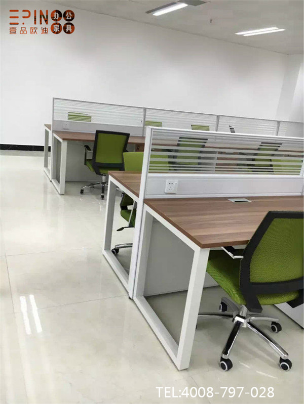 職員區(qū)辦公家具屏風辦公桌-壹品歐迪員工辦公桌定制